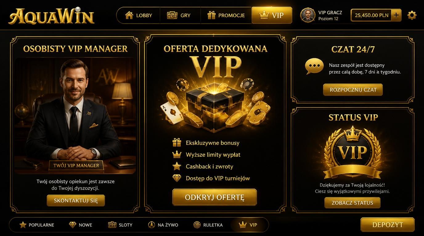 Spotkanie z VIP Managerem oferującym ekskluzywne bonusy dla graczy VIP